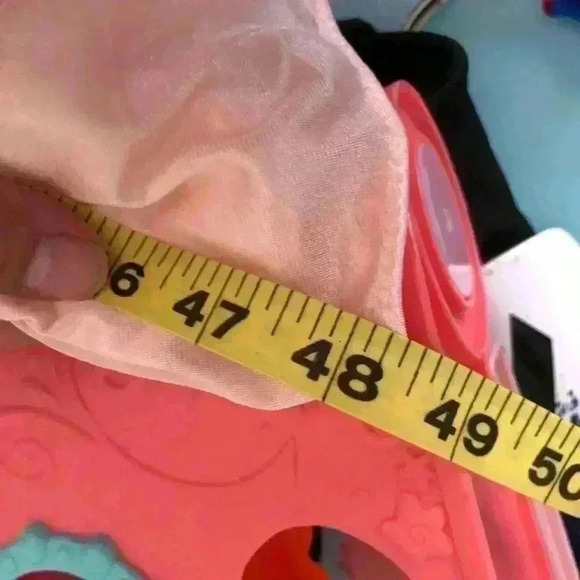 Vtg midcentury peach? Pink? nylon nightgown slip S-M? - Picture 9 of 9